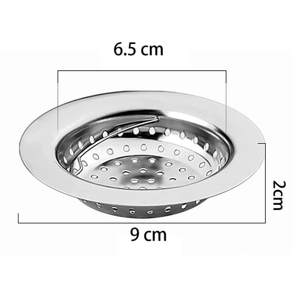 2-pack Diskbänksil Filtersil Matsamlare Golvbrunn