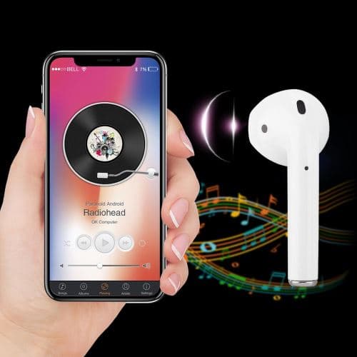 i10 TWS Bluetooth 5.0 Trådløse Øretelefoner Mini Headset Håndfri