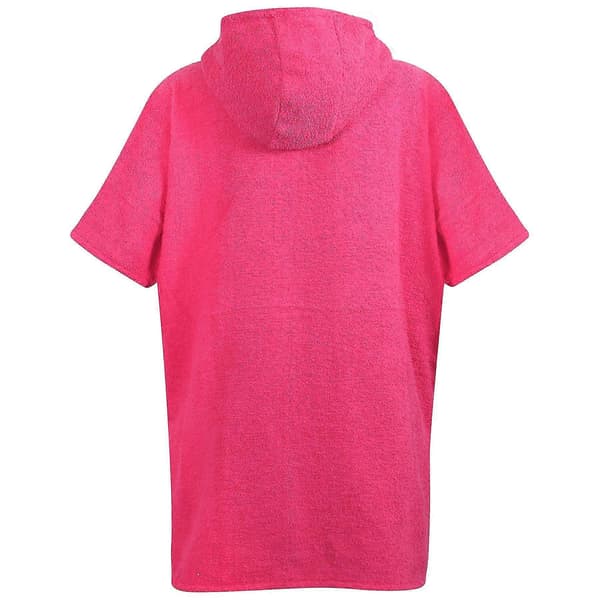 Badehåndkle med hette til barn, 100 % bomullsfrotté badekåpe for gutter og jenter 128 Pink 2-5 Years
