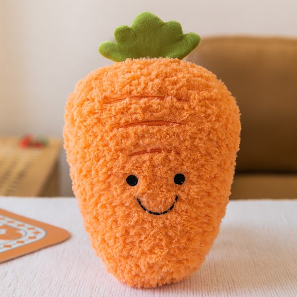 Frukt plyschleksak hänge simulering söt docka liten docka parti 8 tum hårgreppmaskin bröllop kasta docka carrot 8 inches/about 25 cm [ready to ship]