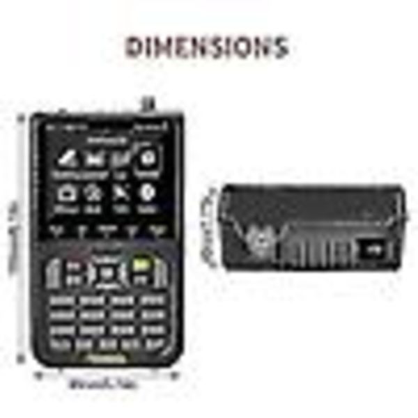 Tv Signal Finder Meter Dvb-s/s2/s2x Signalmodtager 3,5 Tommer LCD-skærm H.264