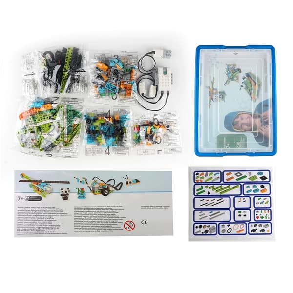 We.Do 2.0 Core Set Programmeringsrobot 45300 Elektroniska Byggstenar DIY Högteknologiska Pedagogiska Leksaker Barnpresent 1 Set with box