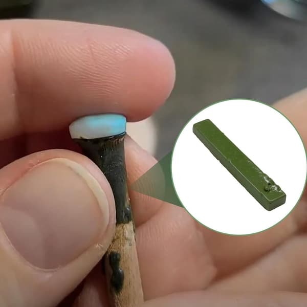 Grønn DOP-voks Fit Wax Sticks Lapidary DOP-voks