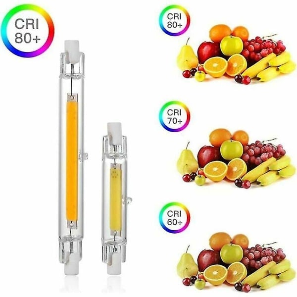 R7S LED pære 118mm 220V 20W Dæmpbar, varm hvid 3000K 2000lm, lineær erstatning for J118 300W halogenpære (FMY)