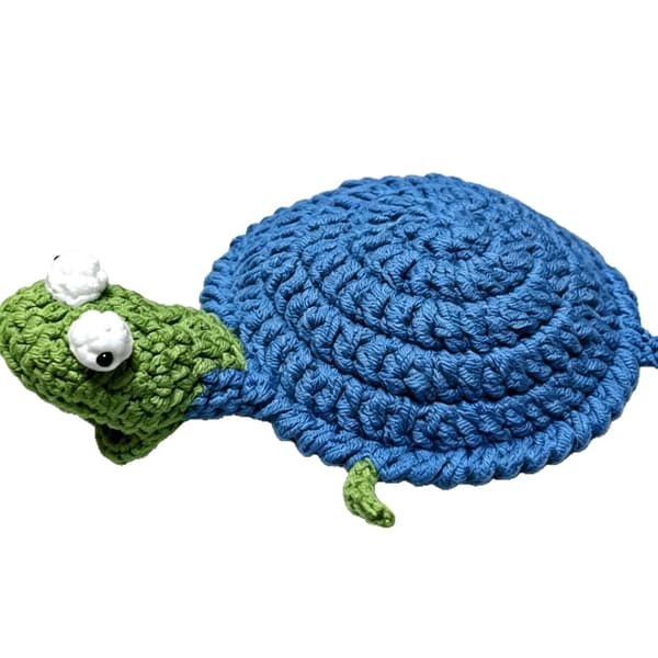 Morsom heklet øgle-underlegg, håndlaget polyester-krusmatte for salongborddekor Pink
