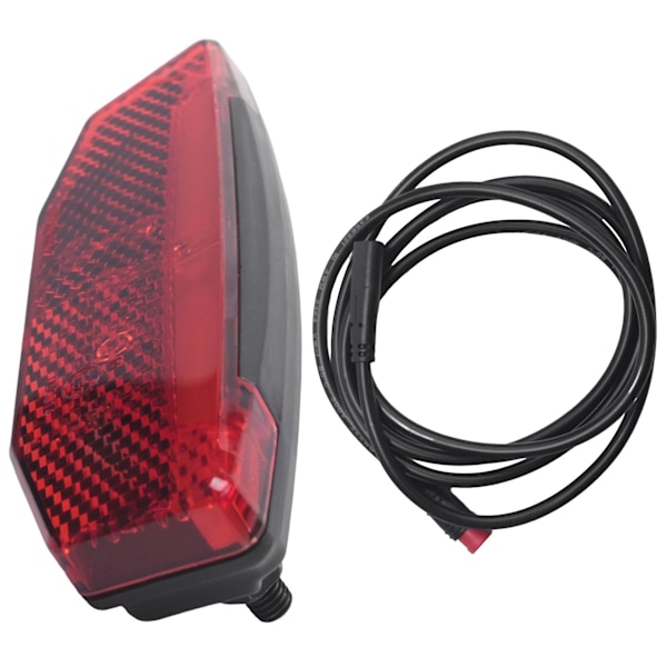 6v-60v Elektrisk Sykkel Baklys/Baklys LED Varsellys Baklampe for E-scooter Ebike Baklys Wat