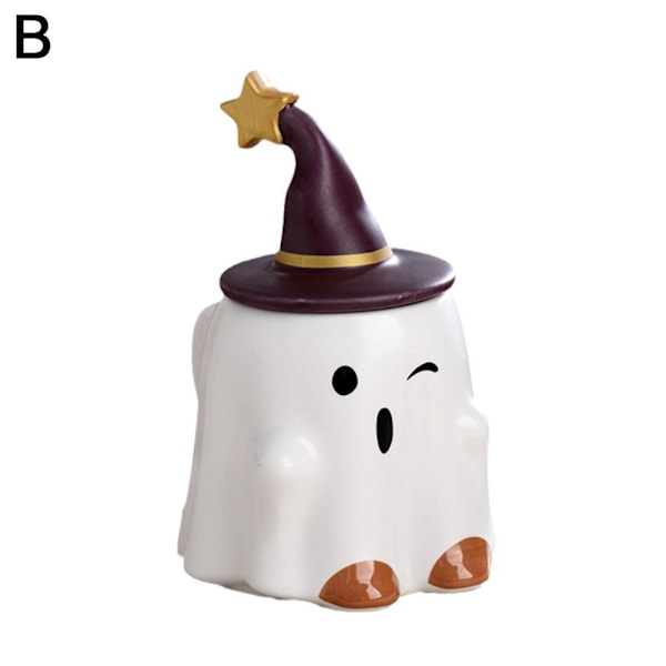 Halloween-henkinen Mugi Piirretty Keramiikka Kuppi Haamu Kuppi GX wink elf 401-500ml