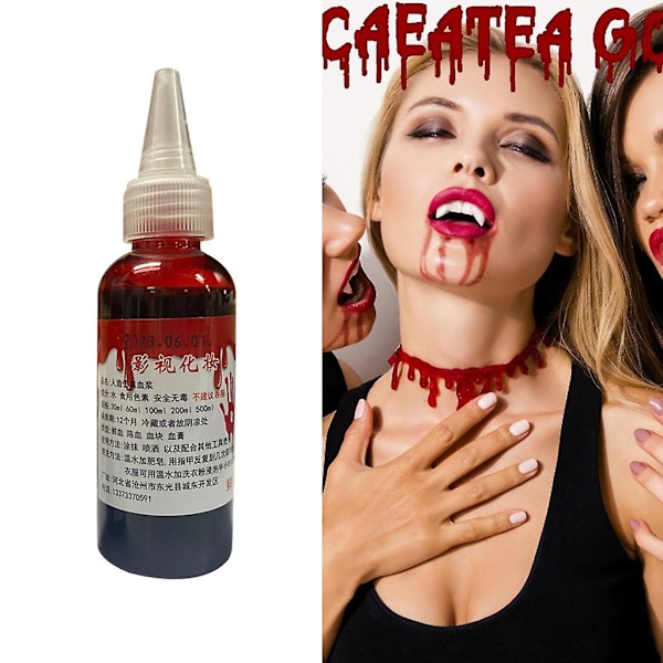 200ml Halloween Nestemäinen Veri Puku Lava Realistinen Tekoveri 30/60/100/200/500ml