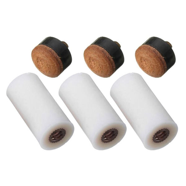 5 kpl/pakkaus Biljardi Cue -kärjet Vaihtokärjet 10MM 10MM 10mm 10mm