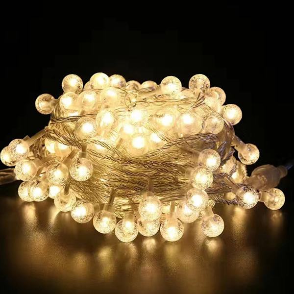 10LED Vackra Pärlor Fairy Lights Jul Party Sovrum Slinga Ljus Heminredning
