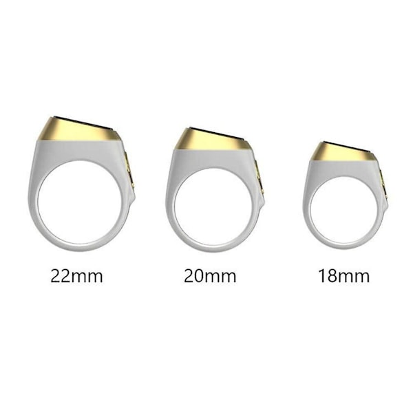 Vattentät Iqibla Zikr 1 Tasbih Smart Ring För Muslimer Räknare