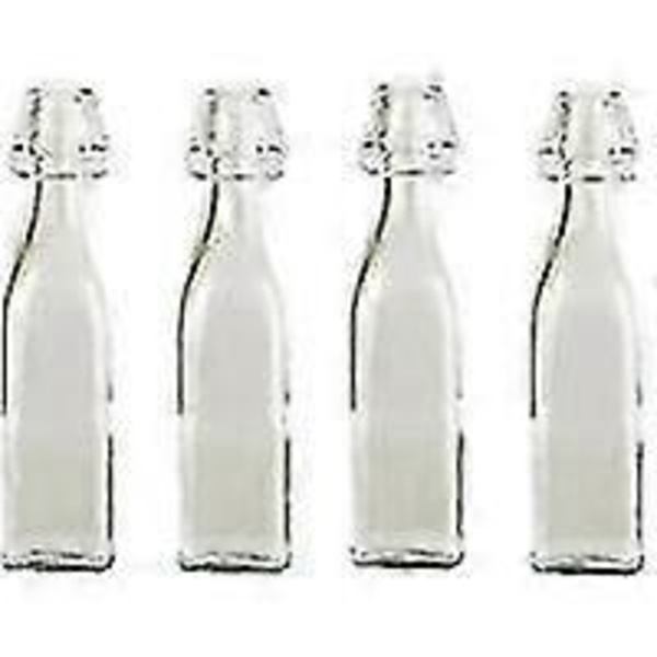 Fars Dag-present - 4 st 250 ml Vinflaska Pressglas Förseglad