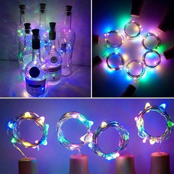 10 stycken LED-slingor i form av en kork?