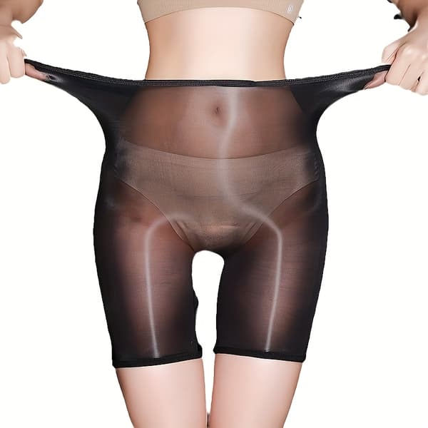 2 stk. ultrablank 5D gennemsigtig usynlig sømløs undertøj til kvinder og par - tynde modeunderbukser 2 White One-size