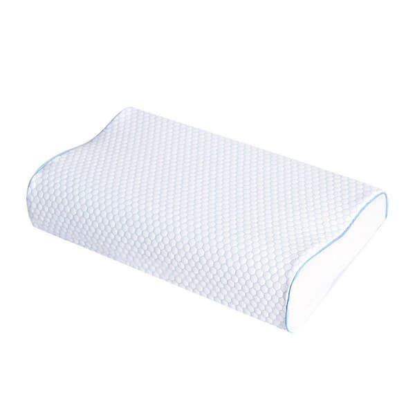 Ortopedisk sovkudde, höjdjusterbar memory foam nackkudde sidokudde, ergonomisk huvudkudde anti-snarkkudde med bambu