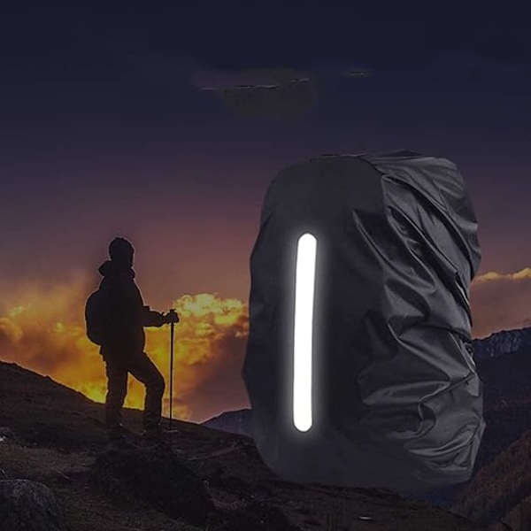 2-pakning Vanntett Regntrekk Ryggsekk Vanntett Ryggsekk for Fotturer Camping Reiser Sykling Anti-Støv/Anti-Tyveri/Utendørsaktiviteter (30-40L)