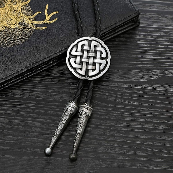 Mode Western Cowboy Slips med Glimmande Lång Stjärna Texas Bolo Tie Halsband