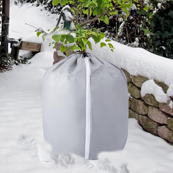 Vinterpose til plantebeskyttelse - Genanvendelig vinterplantebeskyttelse frostbeskyttelse | Tilbehør til hjemmeplantning 40*50cm