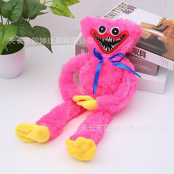 Poppy Playtime plysch gosedjur Huggy Wuggy korvmonster 40cm rose red 40cm