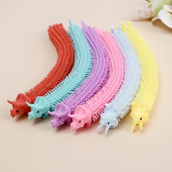 20 stk. Dinosaur Strækbare Fidget-snore – Sensorisk Nudellegetøj til Børn, Festposefyld 20pcs