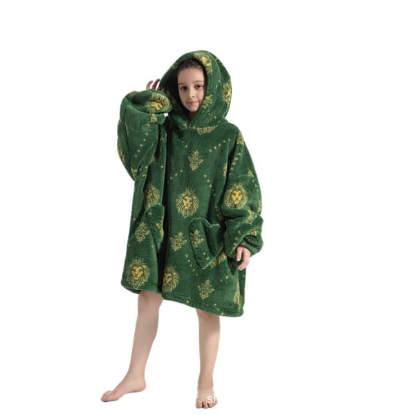Flanellfilt för barn 75 cm, varm tröja för kalla dagar – Green Lion Green Lion