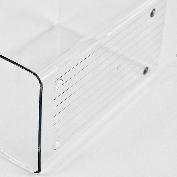 Transparent Bokstöd Bok Dokument Display Stativ Hållare Organizer Bokstöd