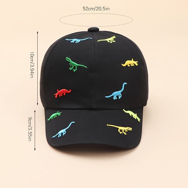 3D-brodert baseballcaps Pink 1-3Y