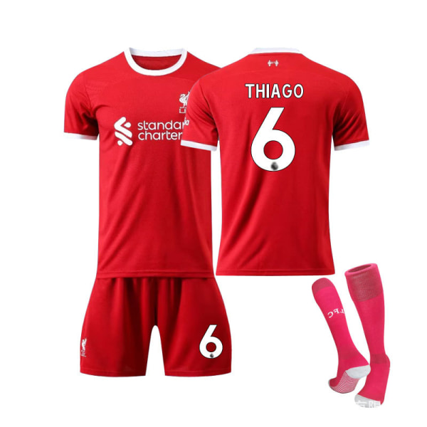 23-24 LIVERPOOL HOME #6 THIAGO SHIRT TRAINING KIT