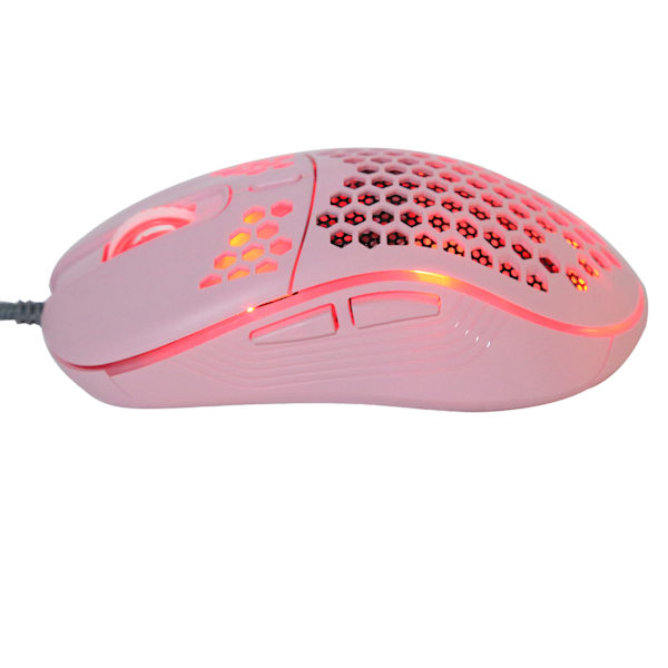 Trådbunden Mus 4-Stegs DPI Justerbar Ihålig RGB Ljuseffekt Gaming Laptop Tillbehör
