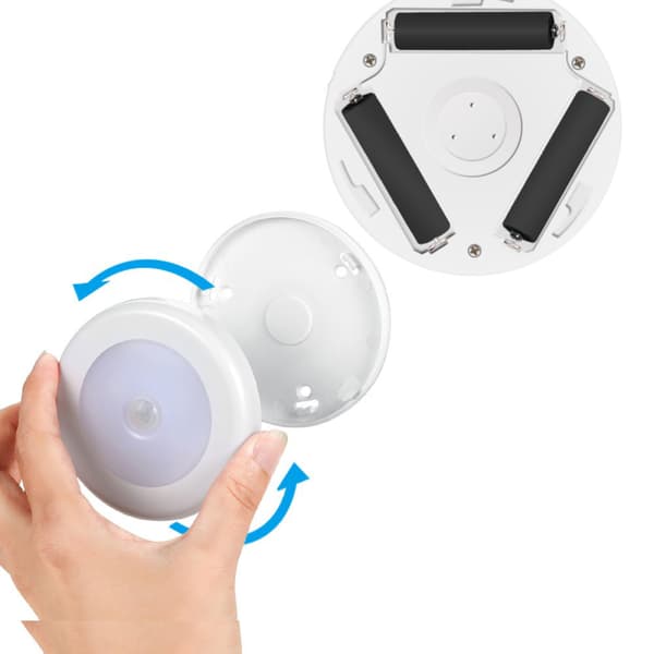 Nattlampor med rörelsesensor, automatisk på/av, skåpbelysning