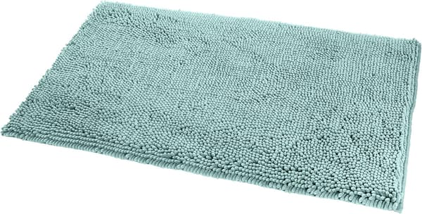 Amazon Basics Sklisikker badematte i mikrofiber, 50 x 80 cm, grønn