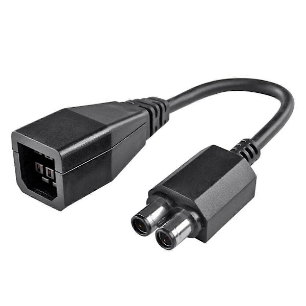 2-Port Strömförsörjningsomvandlare AC Adapter Kabel Kompatibel Xbox 360 till Xbox 360 Slim [db]