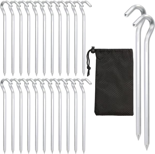 Teltplugger, 18 cm plugger camping, teltplugger sterke - Perfekt