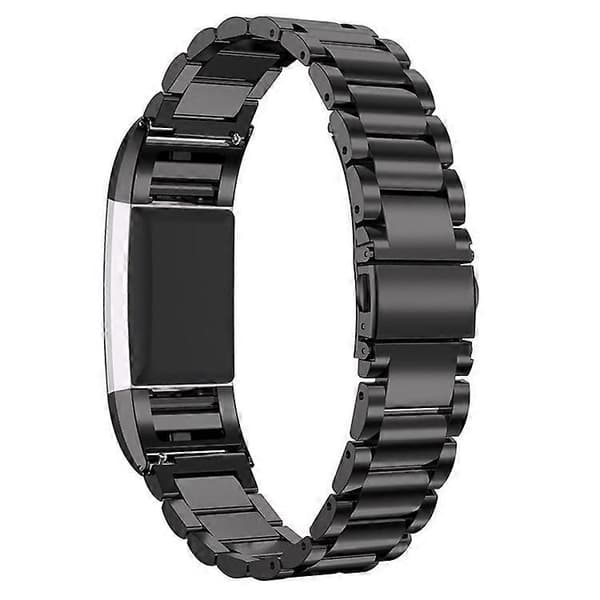 316L rustfrit stål urrem kompatibel med Fitbit Charge 2