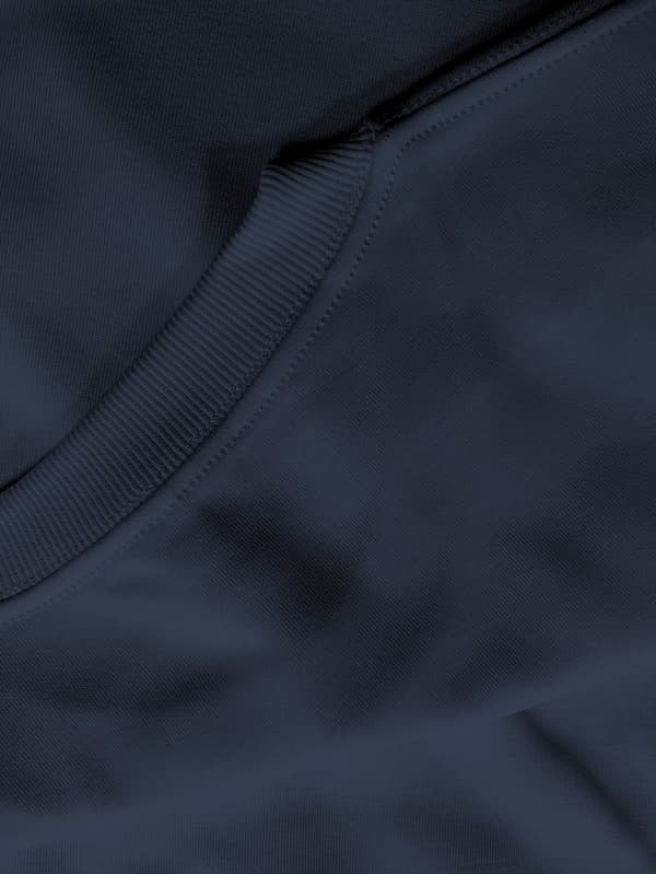 THINGER STRANGS grafisk sweatshirt med rund hals til mænd Navy Blue S