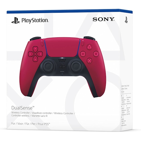 Kompatibel PlayStation DualSense Cosmic Red Trådlös Handkontroll