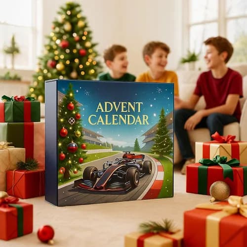 Adventskalender Bilarrangement Festgaveesker Blind Box W 1 Set