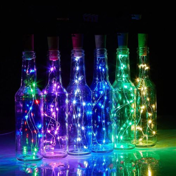 10 stycken LED-slingor i form av en kork?