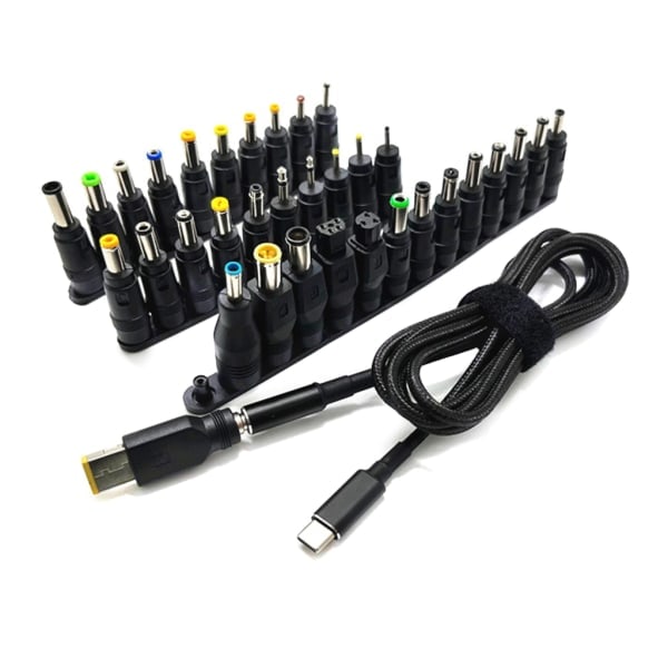 TypeC PD Latauskaapeli Usb-C DC Virtamuunnin 34 Pistokkeeseen Uros Kannettavan Tietokoneen Laturin Virtaan