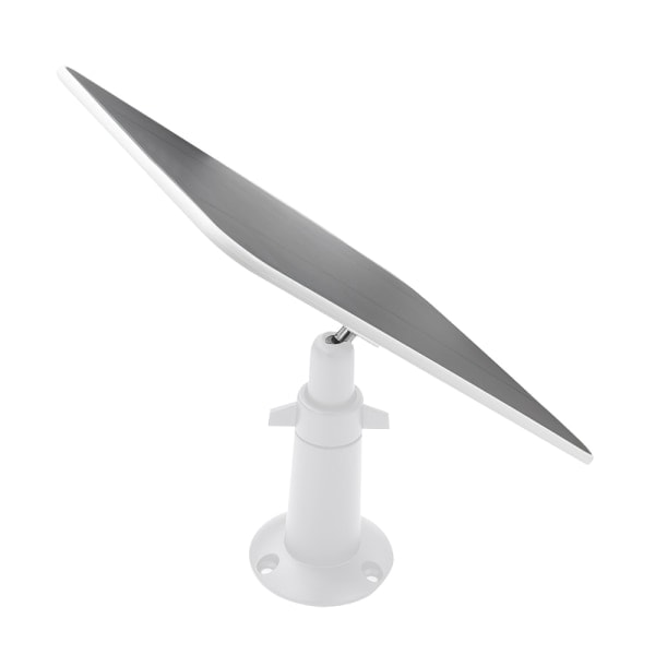 Solcellepanel 4W for Eufy Eufycam 2/2 Pro/2C/2C Pro/E Veggfeste med 3m Strømkabel Hvit 1stk y
