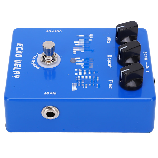 Effektpedal Eko Delay Gitarr Effektor Musikinstrument Tillbehör DC 9V 30mA