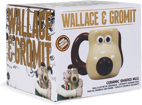 Halvmånebukten Gromit Mugg | Wallace och Gromit Mugg | Nyhetsmugg Stor Mugg | Wallace och Gromit Presenter | Nyhetspresenter för Män