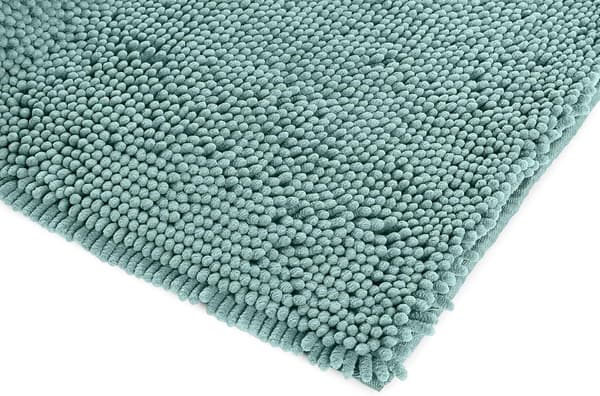 Amazon Basics Halkfri badrumsmatta i mikrofiber, 50 x 80 cm, grön