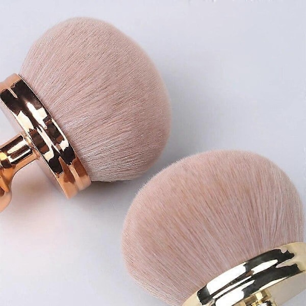 Extra Stor Kroppssminkborste Ben Makeup Bronzer Borste Rougeborste Puderborste Foundationborste Sminkverktyg-WELLNGS gold