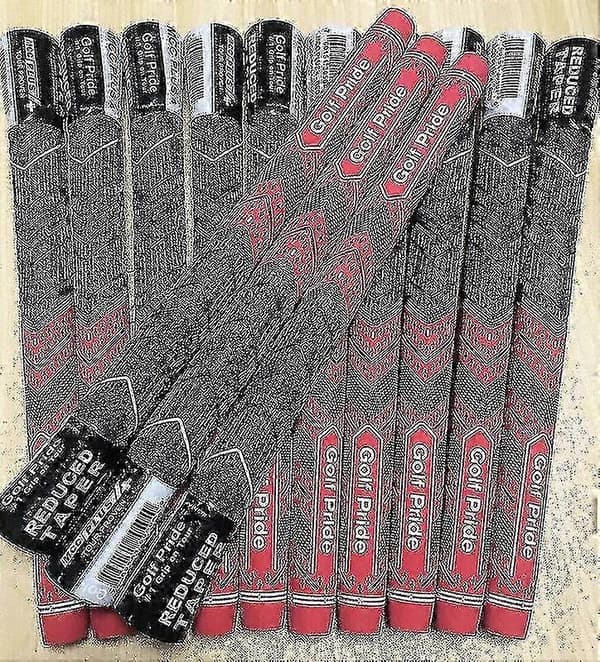 10 stk Golf Pride MCC Plus 4 Standard Størrelse Golfgrep ytswq Red