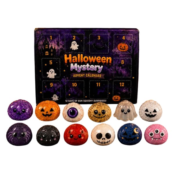 Halloween Squeeze Toy Blind Box 12 st, Långsam Återhämtning Stresslindring Nedräkningskalender Ocean 13pcs