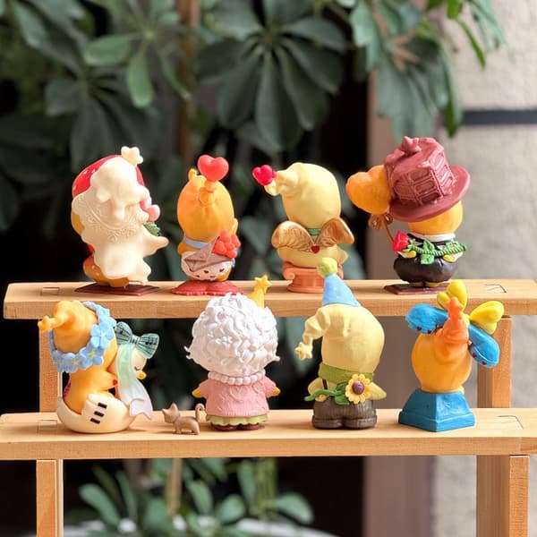 8 STK Stjernekarakter Minifigurer, Søde Samleobjekt Modeller, Skrivebordsdekoration Legetøj