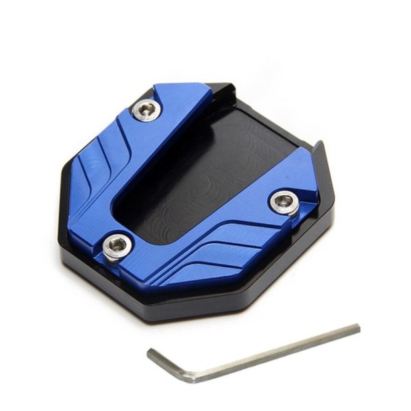 Motorcykel Kickstand Motorcykel Side Kick Stand Pad BLÅ blue