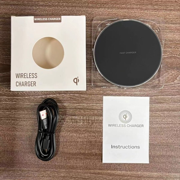 15W snabb trådlös laddare Samsung, Iphone Airpods Laddare