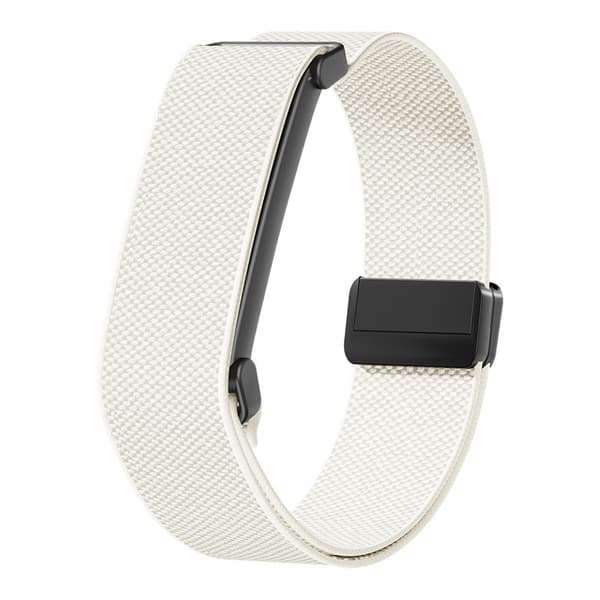 Urrem til Google Fitbit Air, elastisk nylonrem med magnetspænde sort{F3} black one size